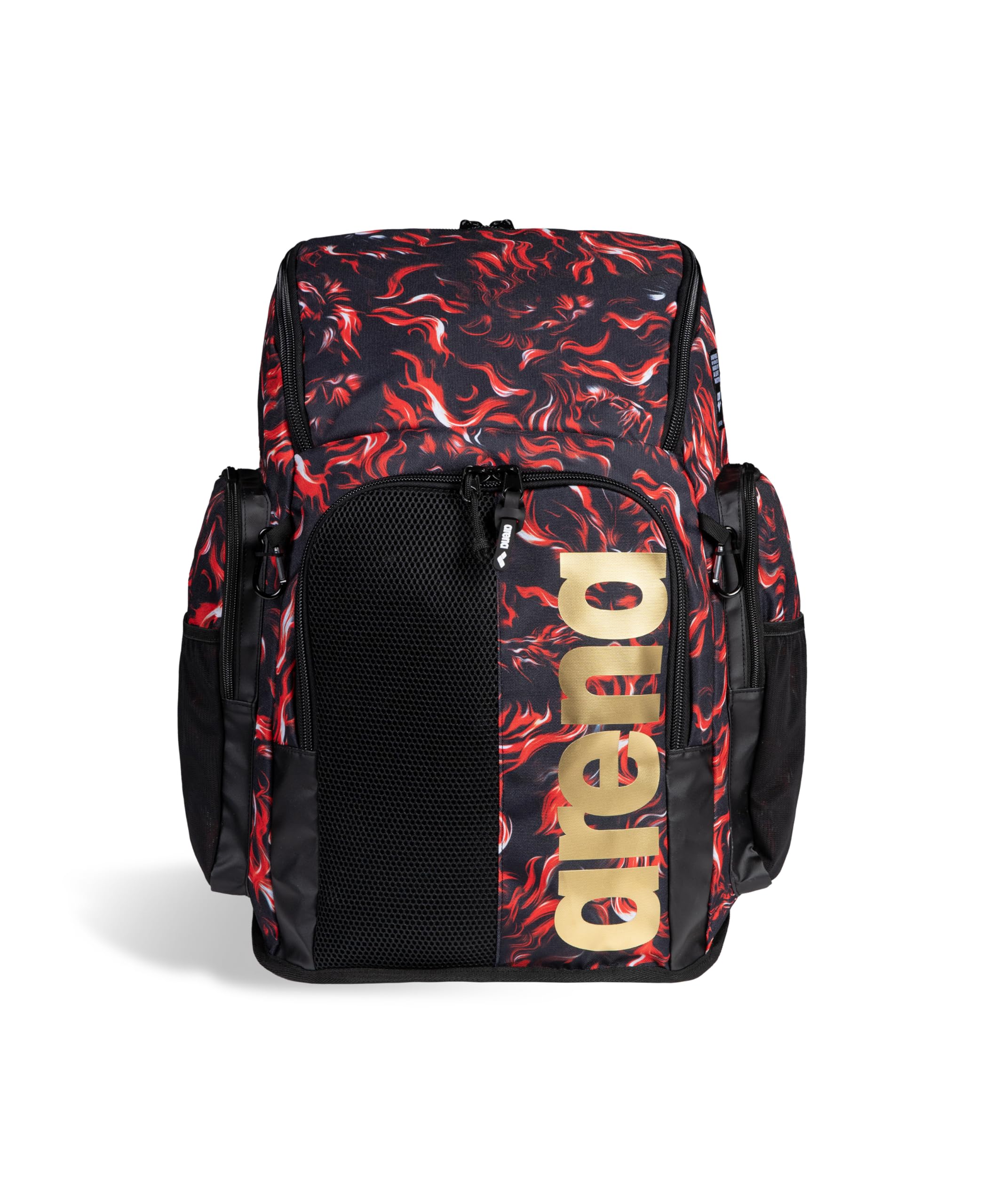 ARENA Spiky III Backpack 45 Swimming Athlete Sports Gym Rucksack Large Training Gear Equipment Swim Bag for Men and Women, 45 Liters, Multi/Black Image