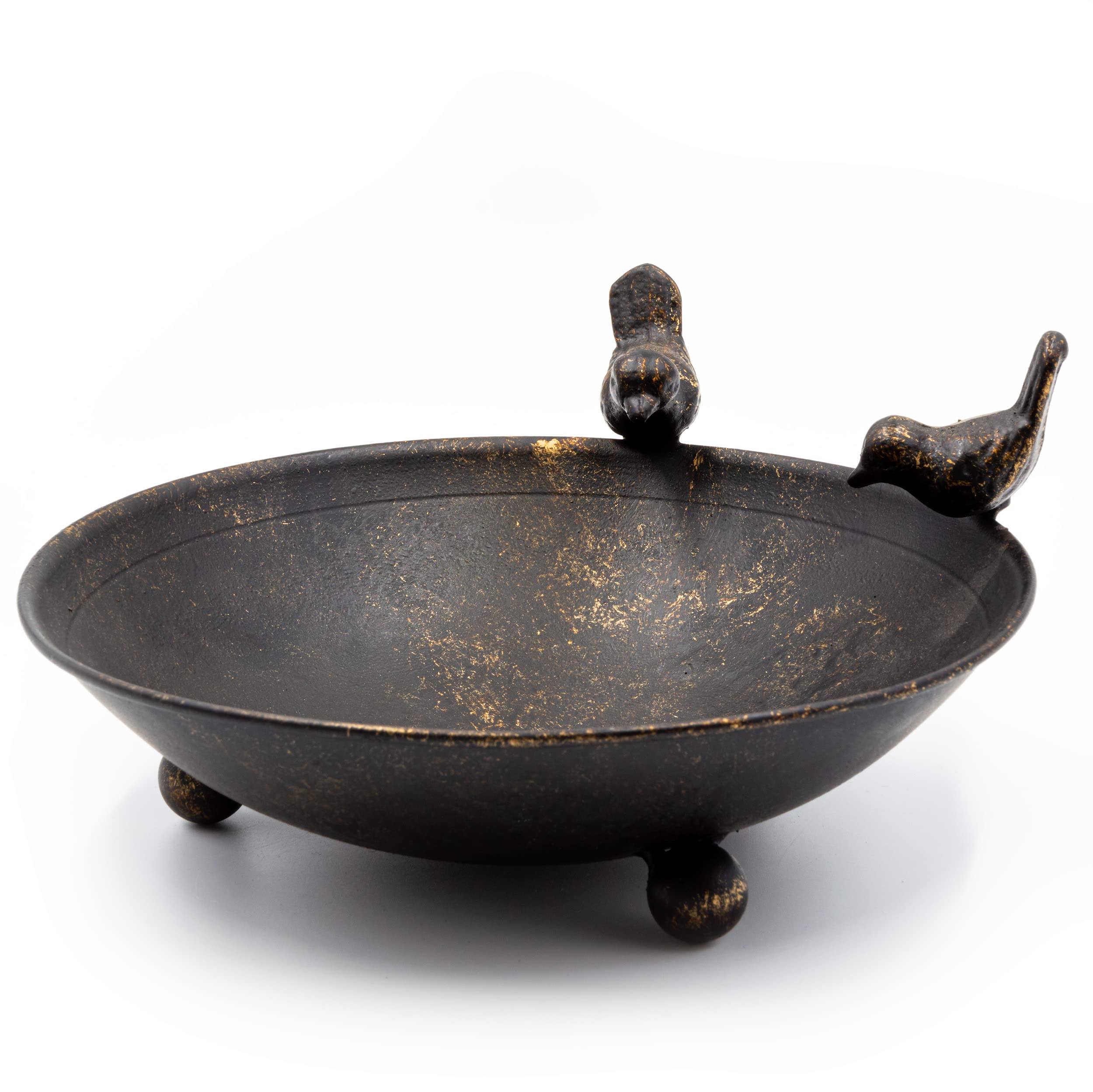 Blümelhuber Bird Bath Garden and Balcony Decoration - Insect Bathroom Garden Decoration Balcony Bird Bath Garden Metal Decoration