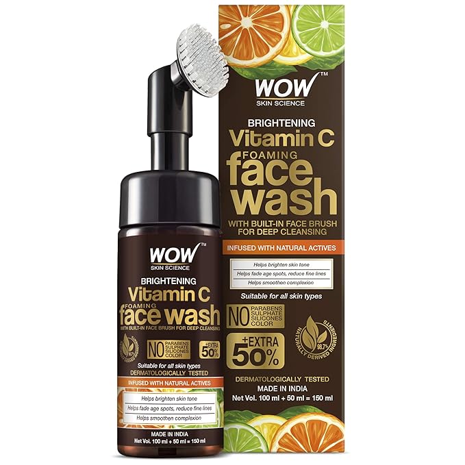 vitamin c rich face wash
