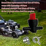 LiteTour 1/4 Inch Inline Fuel Cut Off Valve with Clamps (2 Pack) view 4