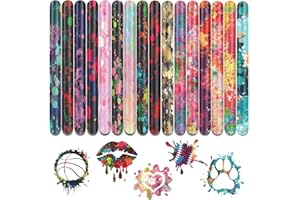 Tintnut Splash Heat Transfer Vinyl - 16 Sheets 10x12 Inch HTV Ink Watercolor Iron On Vinyl for T-Shirts Hats Clothes