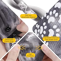 EXPAWLORER Anti Slip Dog Socks to Prevent Licking