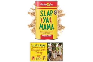 Slap Ya Mama Original Blend Cajun Seasoning - 8 oz Can, Pack of 1, All Natural, MSG Free, Kosher - Authentic Louisiana Flavor