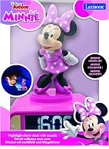 Lexibook Disney Minnie Nightlight Alarm Clock RL800MN Pink view 4