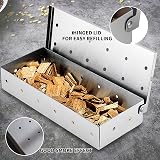 GIONAR BBQ Smoker Box - Stainless Steel for Gas, Electric & Charcoal Grills view 4