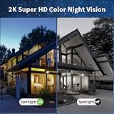 Xega 4G LTE Security Camera No WiFi 2K Solar Powered Outdoor 4G PIR Night Vision view 6
