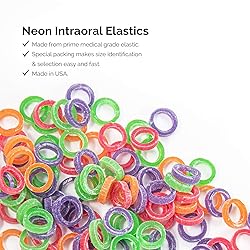 JMU Orthodontic Elastics 3/16 Inch Heavy 6.5oz 100