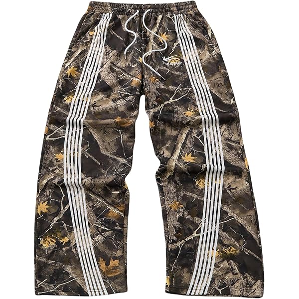 Amazon.com: SOLY HUX Men's Baggy Sweatpants Y2k Striped Side