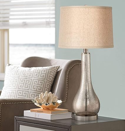 silver table lamps living room