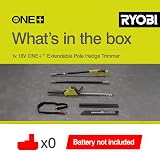 Ryobi ONE Plus 18V OPT1845 Cordless Pole Hedge Trimmer 45cm Blade (Body) view 6