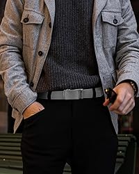 CHAOREN Mens Belt Leather Ratchet Belt