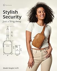 Vantamo Sling Bag for Women 29"-52" Adjustable