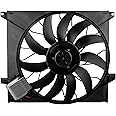 BOXI MB3115118 Radiator Brushless Cooling Fan Assembly Fit for 2000 2001 2002 2003 for Mercedes Benz W163 ML55 AMG (Replaces 1635000293 1635000393)