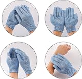 QCZJ 20 Pack Bath Exfoliating Gloves 100% Nylon Double Sided Shower Scrubber view 4