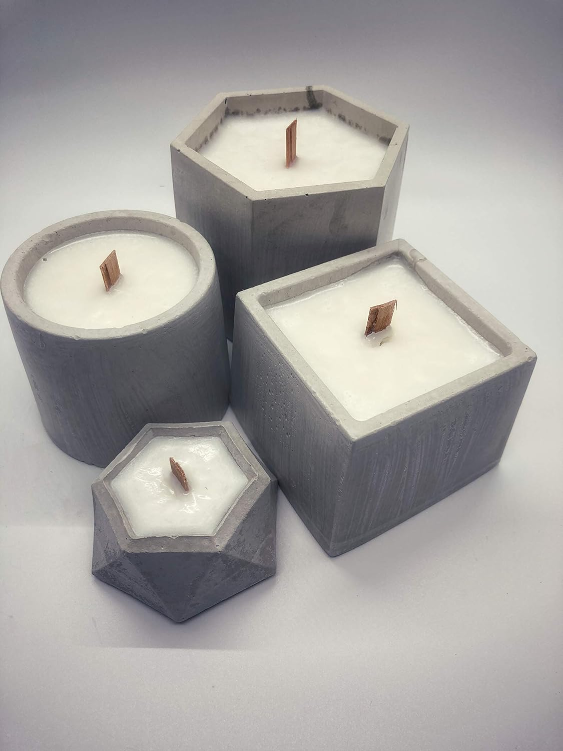 Citronella Concrete Candle Cement Decor Concrete Decor