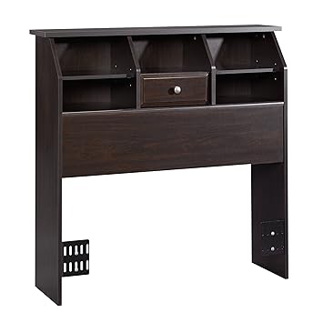 Amazon.  Sauder Shoal Creek Bookcase Headboard with Jamocha 