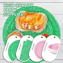 96 PCS Pink and Green Witch Party Supplies Witch