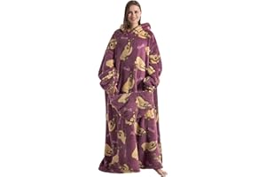 ZXIMU Blanket Hoodie Long,Extra Long Wearable Blanket Oversized Hoodie Blanket Hoodies for Women Snuggle Blankets for Women
