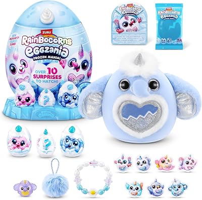 Rainbocorns Eggzania Frozen Mania Arcticus Plush Toy 7 Surprises