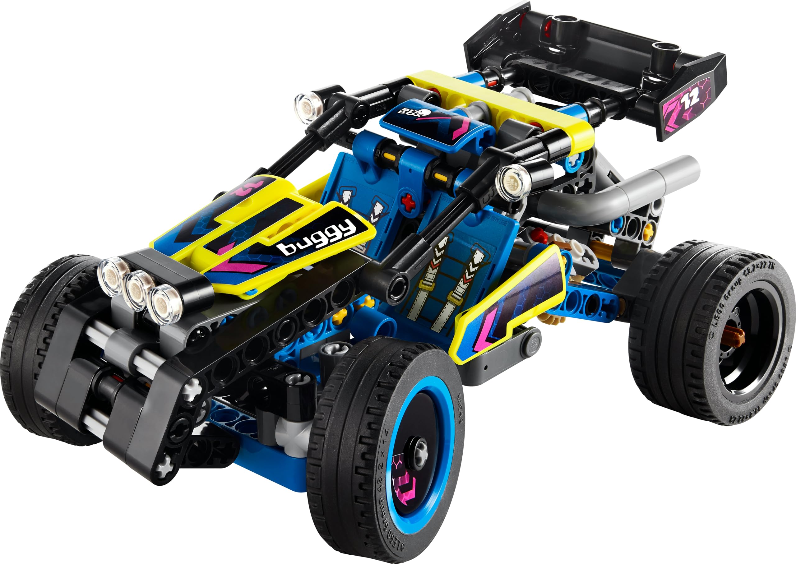 LEGO Technic Offroad Rennbuggy, Auto-Spielzeug für Kinder, Bausatz zum Bauen eines Buggy-Rennautos, Geschenk für 8-jährige Jungs und Mädchen, Rally-Auto-Modell 42164 8