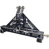 3 point hitch receiver draw bar with standard and 5th ...