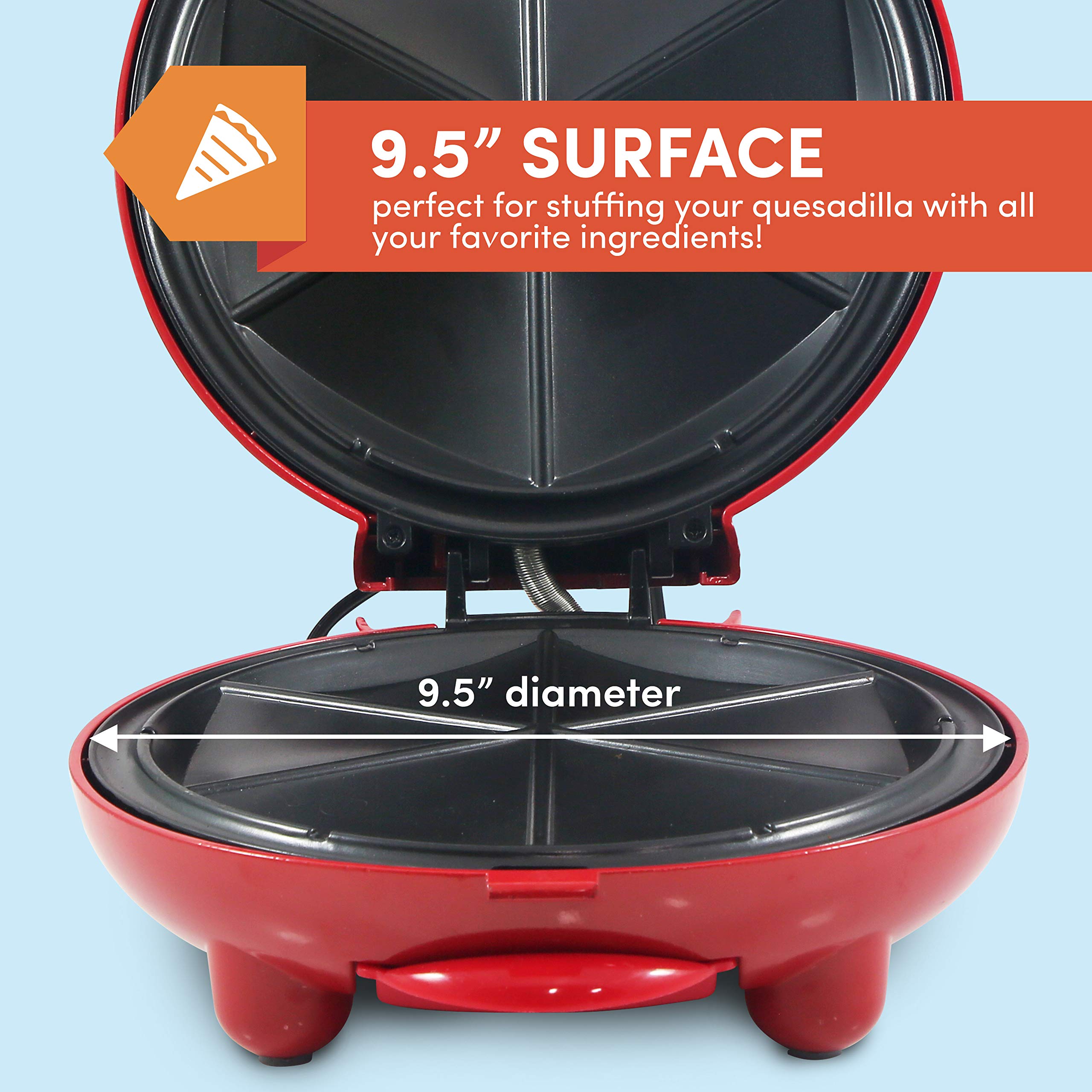 Elite Gourmet EQD-413 Electric Non-Stick 8