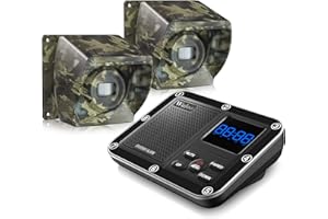 1800 Ft Wireless Outside Driveway Alarm Outdoor Motion Sensor & Detector Driveway Alert System, Rechargeable Battery/Weatherp