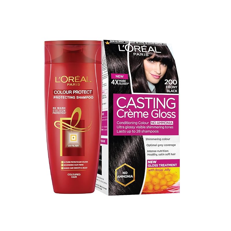 loreal hair colour 200 ebony black