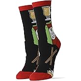 ooohyeah Women's Holiday Novelty Crew Socks, Crazy Funny Dress Christmas Socks Stocking Stuffer Gift