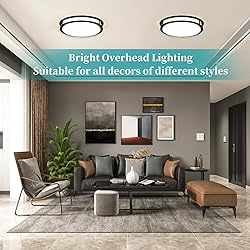 GOZIG 12Inch 3800LM Flush Mount LED Ceiling Light
