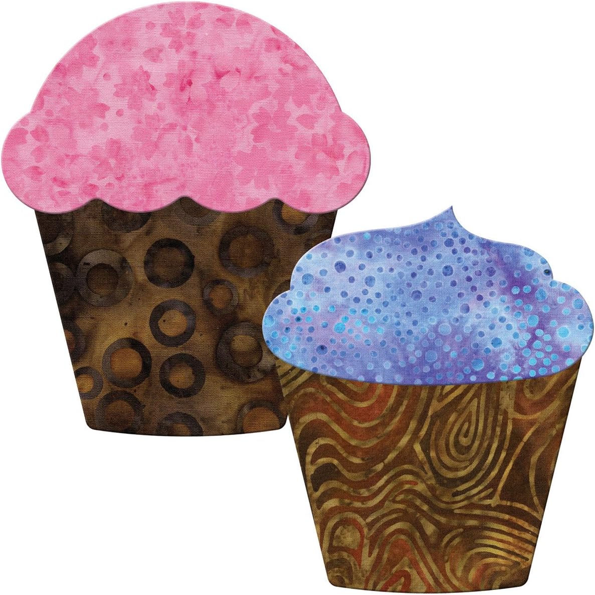 Accuq uilt 55097 Cupcake Die 4 1/4 x 2 3/8 Inch, 10.8 x 6.1 cm, Brown