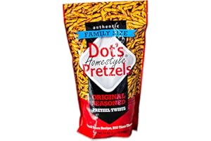 CIRCLE OF DRINK Dot's Homestyle Pretzels - Original Seasoned Pretzel Twists - Gourmet and Tasty - 1, 24oz bag
