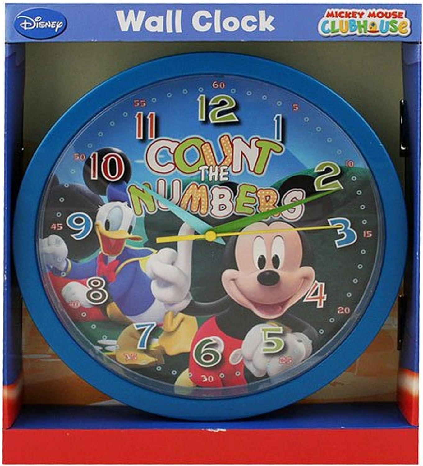 Disney Mickey Mouse Clubhouse Count The Numbers Plastic Wall Clock Amazonca Home Kitchen Disney Mickey Mouse Clubhouse Count The Numbers Plastic Wall Clock Amazonca Home Kitchen