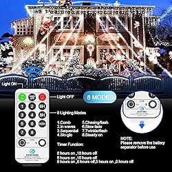 590FT 1500 LED Christmas Lights Outdoor String