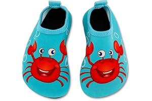 BIGIB Toddler Kids Swim Water Shoes Quick Dry Non-Slip Water Skin Barefoot Sports Shoes Aqua Socks for Boys Girls Toddler