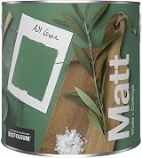 Rust-Oleum Matt Emulsion Wall Ceiling Paint - All Green 2.5L Interior Decor view 6
