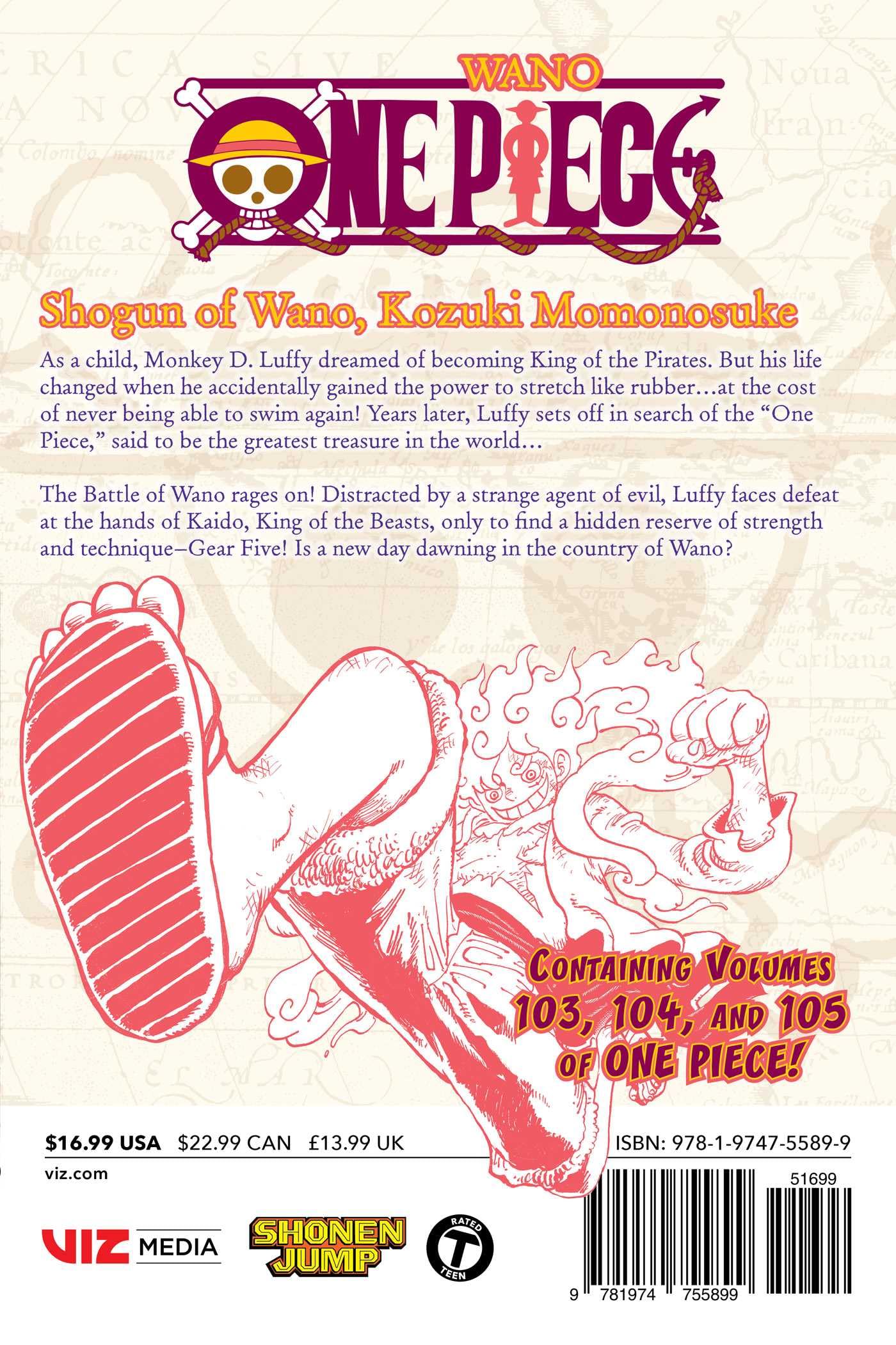 One Piece (Omnibus Edition), Vol. 35: Includes vols. 103, 104 & 105
