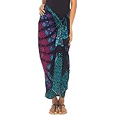 SHU-SHI Sarong Wraps for Women Long Beach Cover ups Pareo Bathing Suit Wrap Skirt Mandala Sarongs Coverup