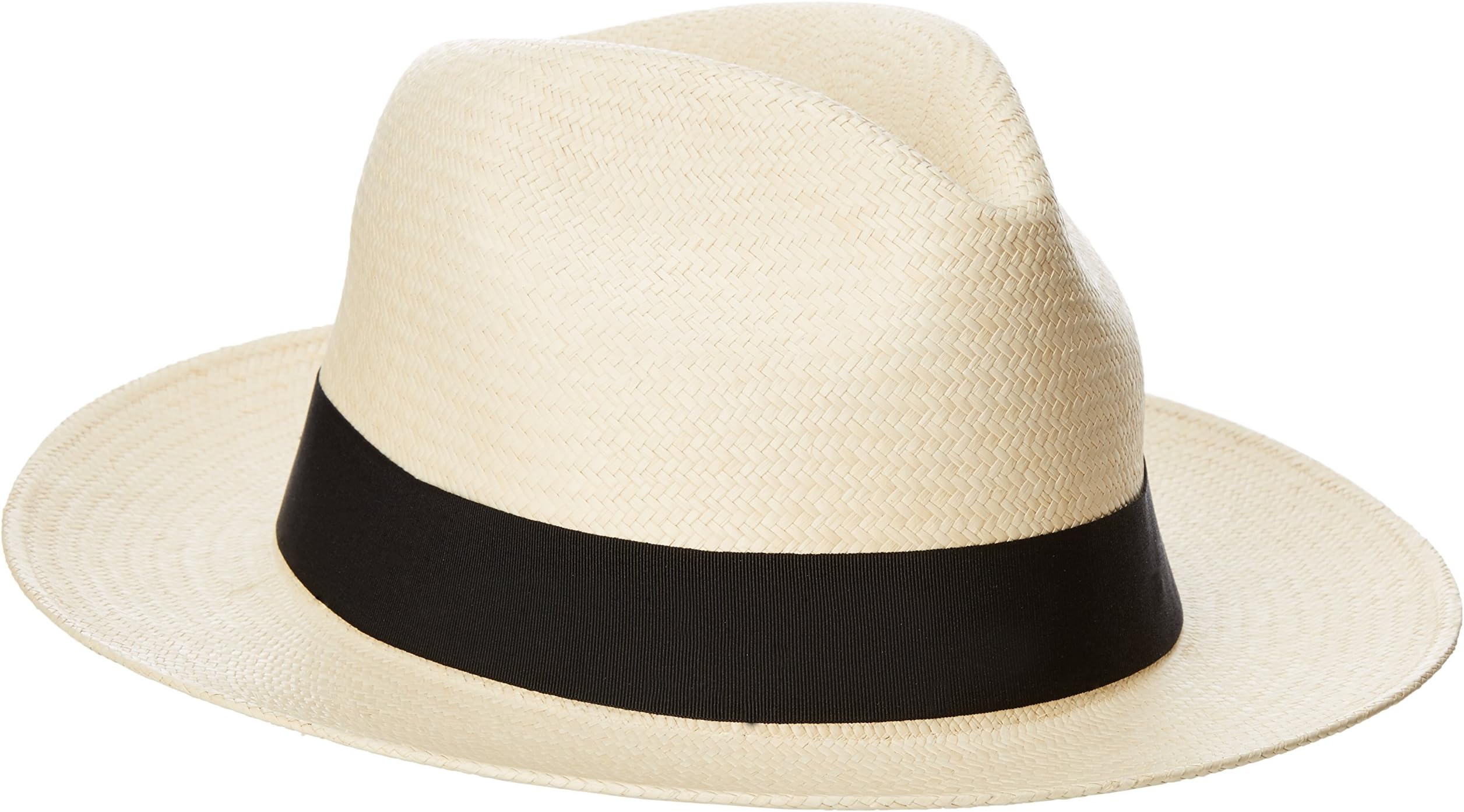 Henschel Men's Panama Straw with 2 3/8" Brim, Hand Woven in Ecuador