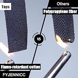 FYJENNICC Fiberglass Fire Blanket 39.3x39.3 Inches 3 Pack Flame-retardant Tape view 3