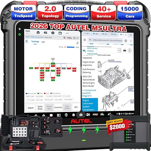 2026 Autel MaxiSYS Ultra Scanner, MSUltra Top Intelligent Scan ...
