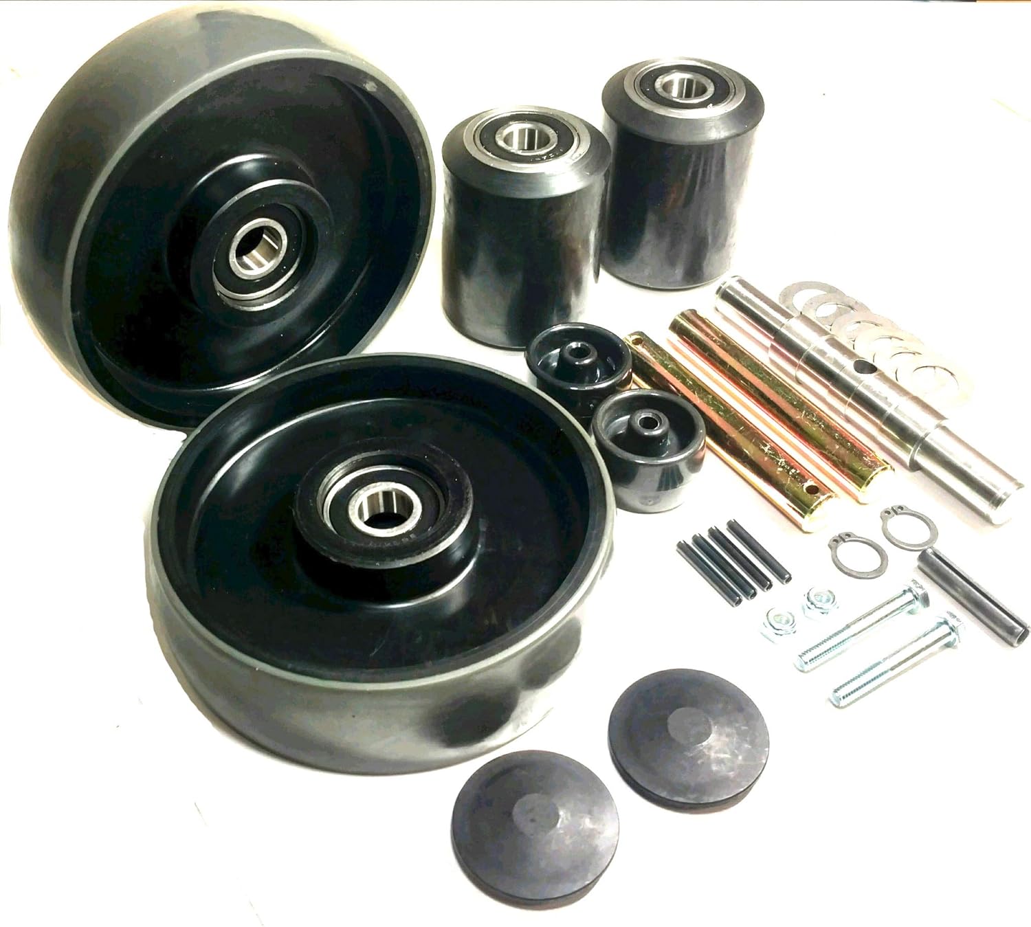 Crown PTH50 Pallet Jack Complete Wheel Replacement Kit Set Pallet Jack