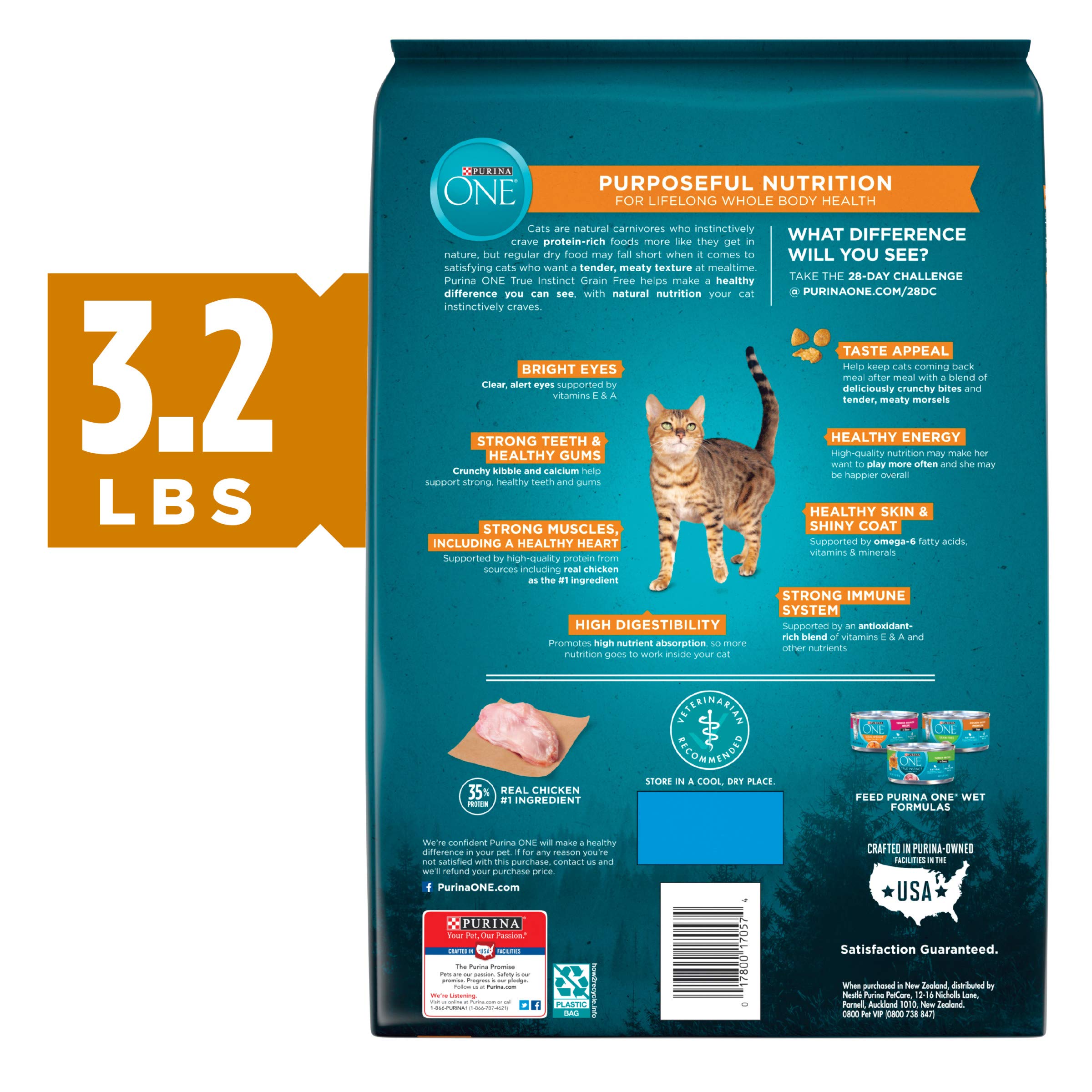 Purina ONE True Instinct Grain Free High Protein, Natural Formula Adult