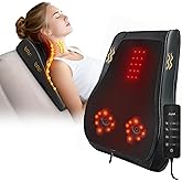 Joyset Back Massager with Heat,Neck Massager for Back Pain Deep Tissue,4D Kneading Shiatsu Lower Back Massage Pillow for Neck Shoulder Legs,Gifts for Mom,Dad,Women,Men