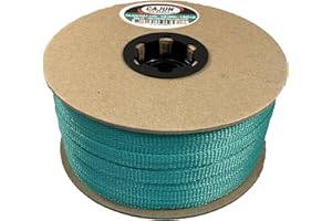 CAJUN TIE DOWNS Cajun Pull Line - 5/8 Inch Black - 1,500 lb. - Pull Tape - Polyester Pulling Tape - Made in USA