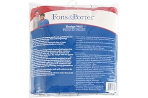 M1N4B6 Fons & Porter Notions Instant Flannel Design Wall 60" x 72"