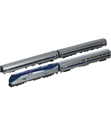Kato HO Scale Viewliner II Baggage Car - Amtrak Silver Painted 3D Printed Detail