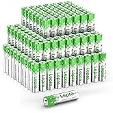 Lepro AA Batteries 100 Count, Double A Alkaline Batteries with Ultra Long-Lasting Power, 1.5 Volt 2800mAh LR6, Holds Power Up