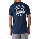 Hang Ten Men's Short Sleeve T Screens Impr - Sea