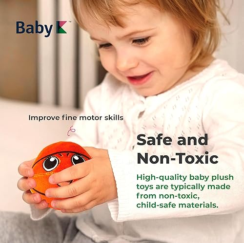 BABY K Baby Rattle Socks Wrist Toys (Set B) and Baby First Sport